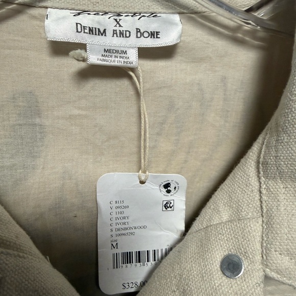 Free People x Denim & Bone Woodlands Embroidered Jacket - Picture 8 of 8